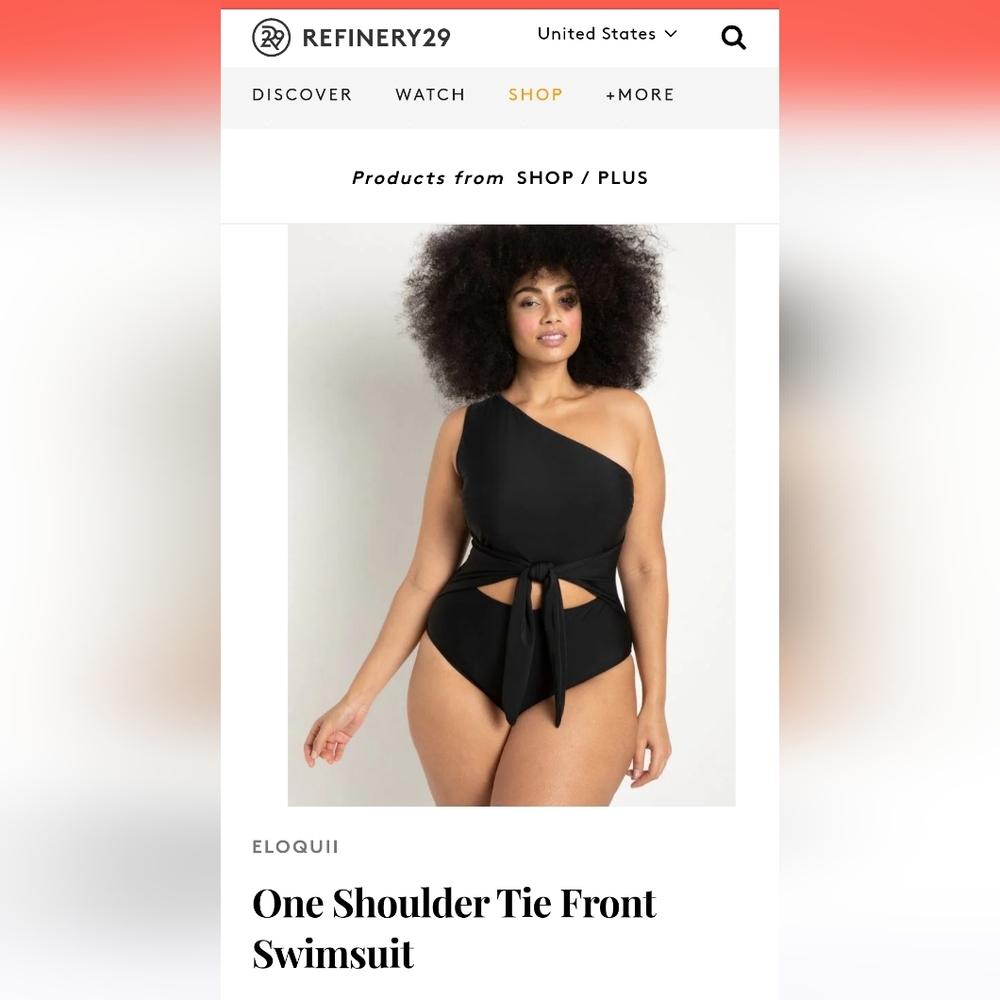NWT black one shoulder swimsuit